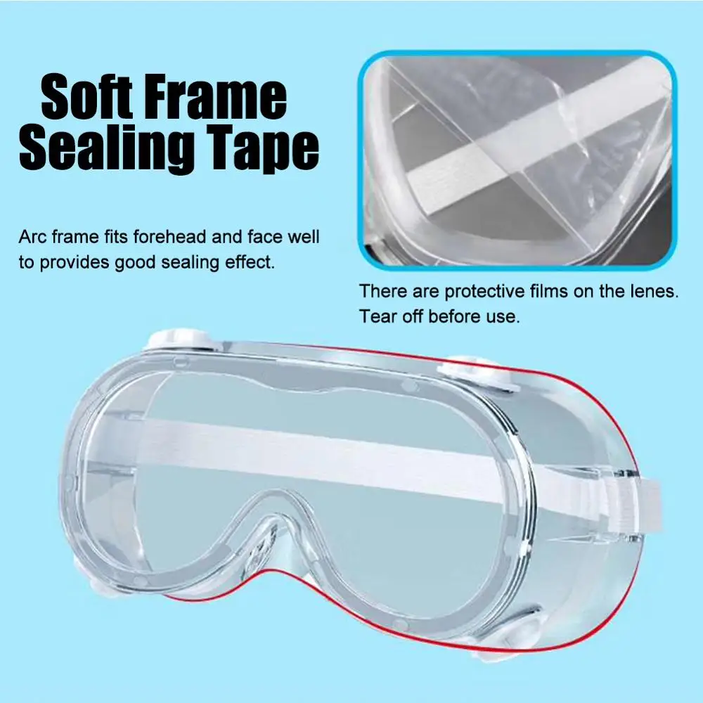 Protective Safety Goggles Wide Vision Disposable Indirect Vent Prevent Infection Eye Mask Anti-Fog Medical Splash Goggles
Protective Safety Goggles Wide Vision Disposable Indirect Vent Prevent Infection Eye Mask Anti-Fog Medical Splash Goggles