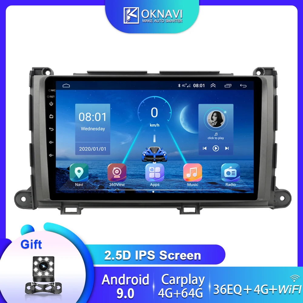 for Toyota Sienna XL30 Car Radio Stereo 2010 2011 2012 2013 2014 2 Din Android Autoradio Car Audio GPS Navigation DVD Player
for Toyota Sienna XL30 Car Radio Stereo 2010 2011 2012 2013 2014 2 Din Android Autoradio Car Audio GPS Navigation DVD Player