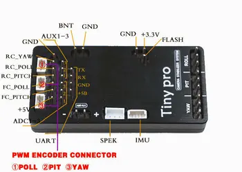 Alexmos BGC32 Bit Cradle Head Controller Encoder Motor TinyPro Brushless Cradle Head Motor Control Panel
Alexmos BGC32 Bit Cradle Head Controller Encoder Motor TinyPro Brushless Cradle Head Motor Control Panel