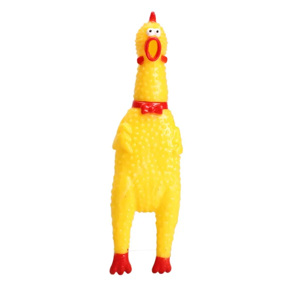17cm Yellow Screaming Rubber Chicken Toy Pressure Relief Squeak Squeaker Gift Hot Sale Puppy Chew Squeak Venting Toys
17cm Yellow Screaming Rubber Chicken Toy Pressure Relief Squeak Squeaker Gift Hot Sale Puppy Chew Squeak Venting Toys