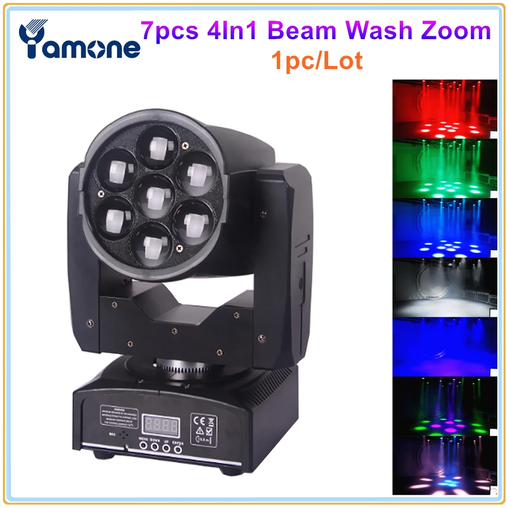 1pc/Lot High Quality 7x12W RGBW 4In1 Led Mini Beam Wash Zoom Moving Head Light 7pcs Quad LED DJ Disco DMX Stage Light
1pc/Lot High Quality 7x12W RGBW 4In1 Led Mini Beam Wash Zoom Moving Head Light 7pcs Quad LED DJ Disco DMX Stage Light