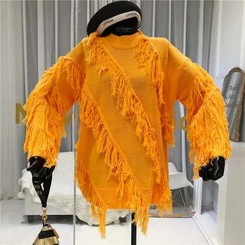Tassel Womens New Arrival Sweaters Jersey De Mujer Invierno Women Tops Winter 2019 New Year's Sweater for Women yellow 
Tassel Womens New Arrival Sweaters Jersey De Mujer Invierno Women Tops Winter 2019 New Year's Sweater for Women yellow