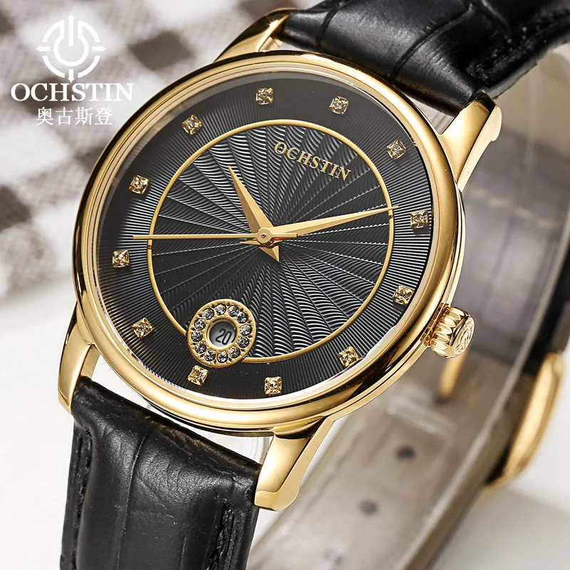 Ochstin Genuine Product Women's Watch Top Grade Quartz Watch Simple Calendar Waterproof Case Cow Leather Watch Strap
Ochstin Genuine Product Women's Watch Top Grade Quartz Watch Simple Calendar Waterproof Case Cow Leather Watch Strap