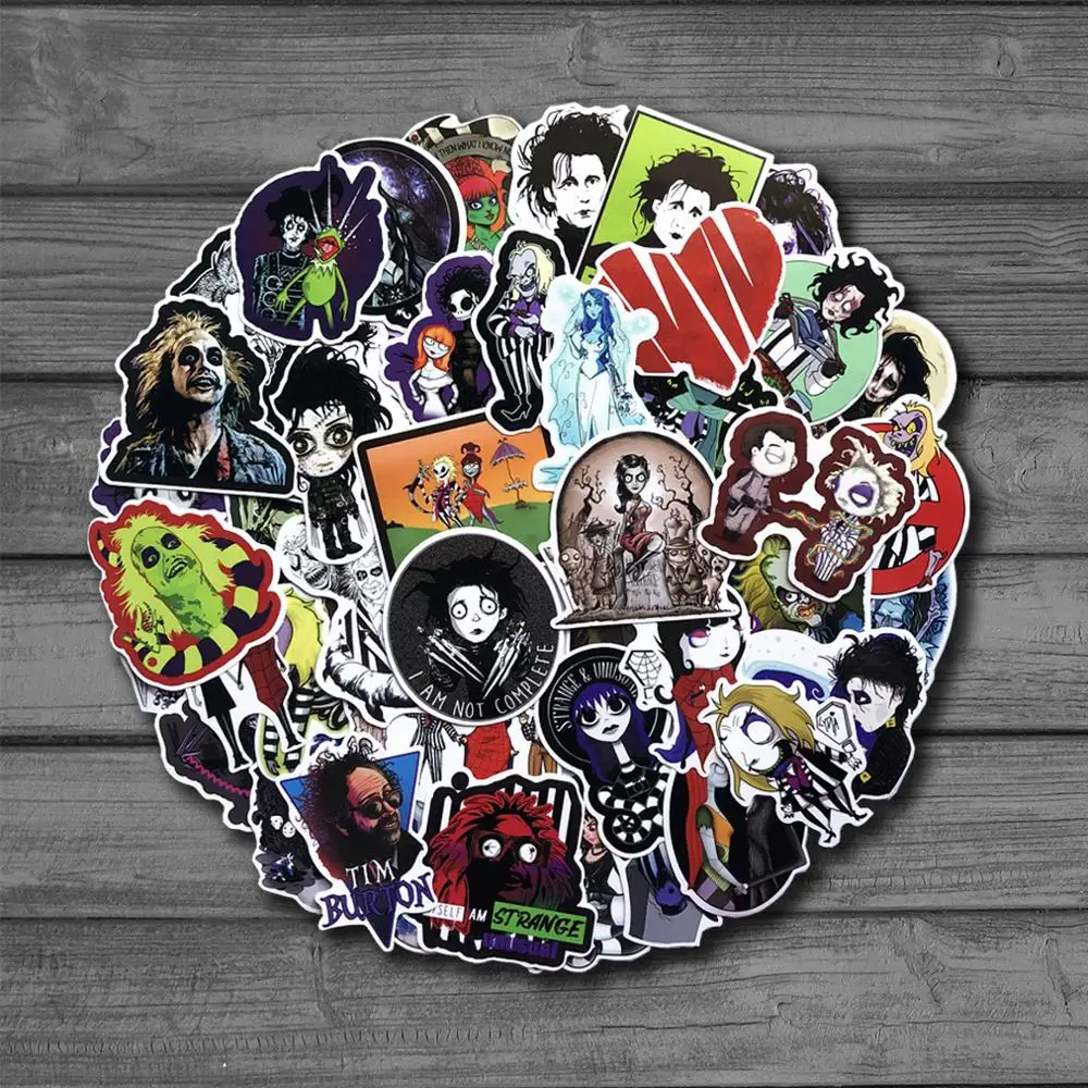 61Pcs Classic Movie Stickers Corpse Bride Edward Scissorhands For Kids On The Laptop Fridge Phone Skateboard Suitcase Sticker
61Pcs Classic Movie Stickers Corpse Bride Edward Scissorhands For Kids On The Laptop Fridge Phone Skateboard Suitcase Sticker