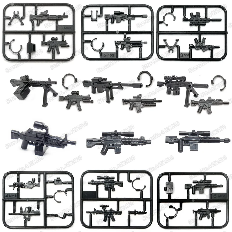 Military Lot Gun Building Blocks Assembly ww2 Mini Weapons Model Moc Figures Army Special Police Equipment Diy Boy Christmas Toy
Military Lot Gun Building Blocks Assembly ww2 Mini Weapons Model Moc Figures Army Special Police Equipment Diy Boy Christmas Toy