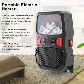 Portable Electric Heater Desktop Mini Round Heater Wall-Mounted Small Portable Heater Ptc Heater Remote Control
Portable Electric Heater Desktop Mini Round Heater Wall-Mounted Small Portable Heater Ptc Heater Remote Control