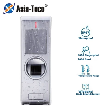 Waterproof IP67 2000 Users Metal Biometric Fingerprint Access Control System Rfid 125khz Reader Door Access Control
Waterproof IP67 2000 Users Metal Biometric Fingerprint Access Control System Rfid 125khz Reader Door Access Control