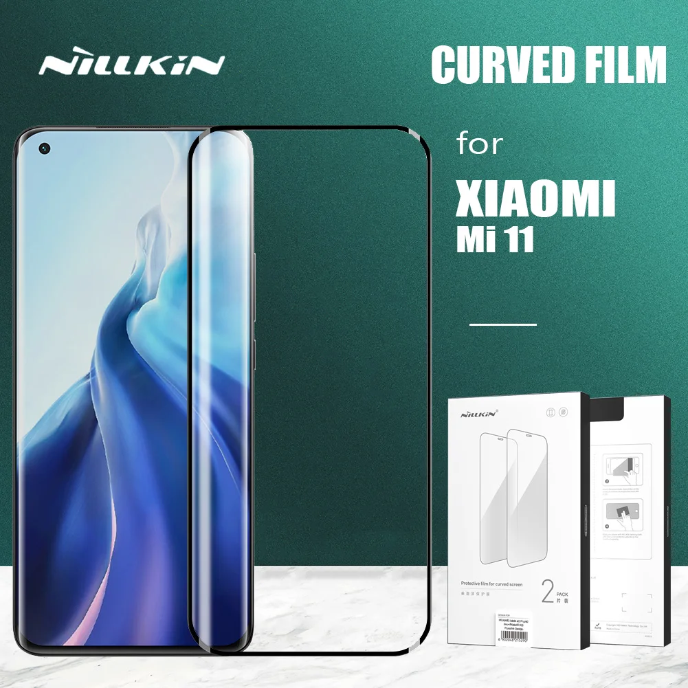Nillkin for Xiaomi Mi 11 5G 2pcs Impact Resistant Curved Film Full Cover Screen Protector for Xiaomi Mi11 Mi 11 5G HD Film
Nillkin for Xiaomi Mi 11 5G 2pcs Impact Resistant Curved Film Full Cover Screen Protector for Xiaomi Mi11 Mi 11 5G HD Film