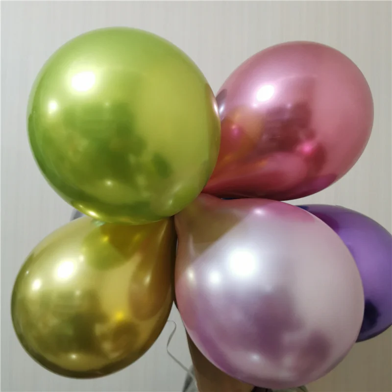 5-дюймовый Металлический воздушный шар толстый латексный для свадьбы дня