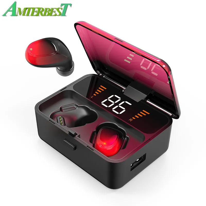 AMTERBEST ES01 TWS Wireless Earbuds Mini Bluetooth 5.0 Touch Control Headsets True Stereo Earphone for Smartphone PK I12 I30 I60
AMTERBEST ES01 TWS Wireless Earbuds Mini Bluetooth 5.0 Touch Control Headsets True Stereo Earphone for Smartphone PK I12 I30 I60