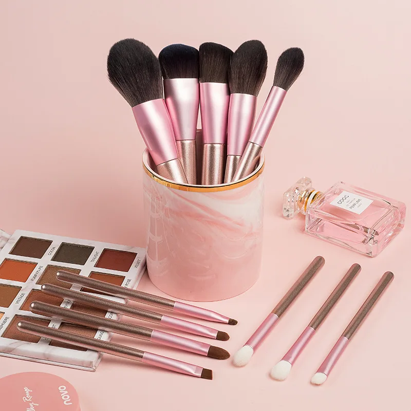Makeup Brushes Set professional with Natural Hair Foundation Powder Eyeshadow Make up Brush Blush 12pcs with bag
Makeup Brushes Set professional with Natural Hair Foundation Powder Eyeshadow Make up Brush Blush 12pcs with bag