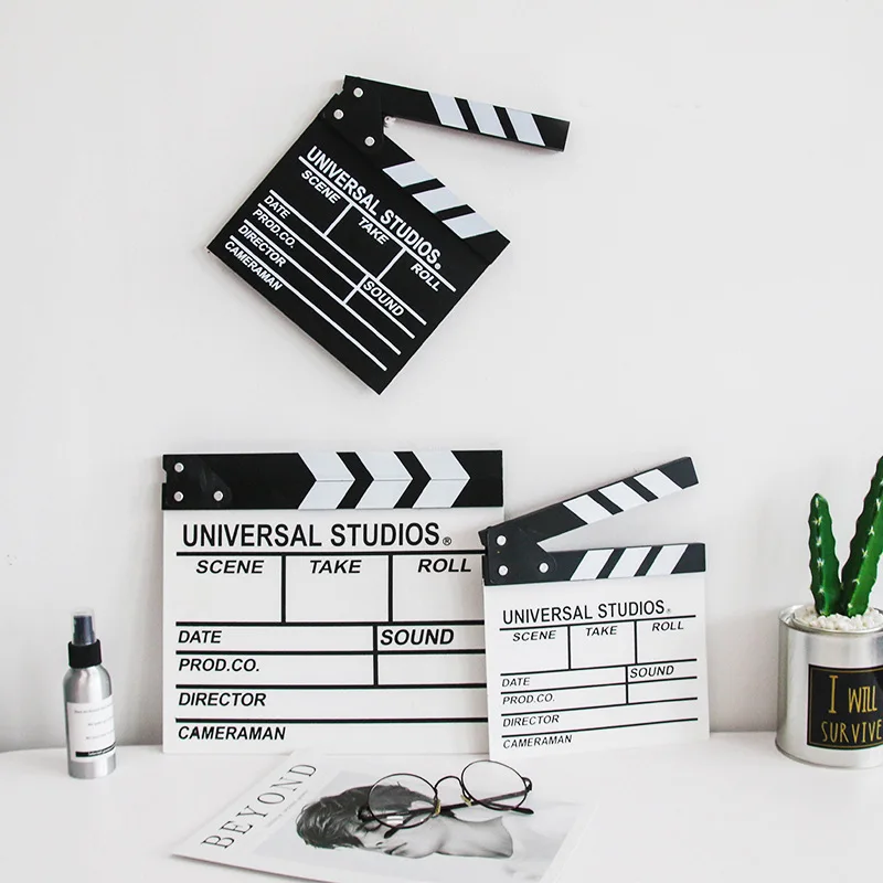 Creative Movie Clapper Board, Director Board, Shooting Board, Photography Props, Personalized Decorative Ornaments Can Be Hung
Creative Movie Clapper Board, Director Board, Shooting Board, Photography Props, Personalized Decorative Ornaments Can Be Hung