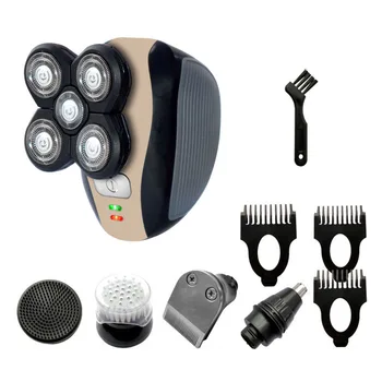 Various Functions 5 in 1 Stainless Steel Curved Blade Electric Beard Shaver Razor Kit USB Charge Nose Hair Trimmer Clipper
Various Functions 5 in 1 Stainless Steel Curved Blade Electric Beard Shaver Razor Kit USB Charge Nose Hair Trimmer Clipper
