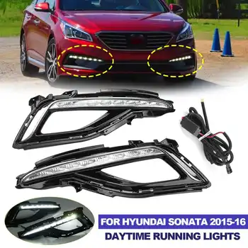 Front Bumper Led Drl for Hyundai Sonata 2015 2016 Car Daytime Running Light Driving Light Fog Light Lamp Accessories Headlight
Front Bumper Led Drl for Hyundai Sonata 2015 2016 Car Daytime Running Light Driving Light Fog Light Lamp Accessories Headlight