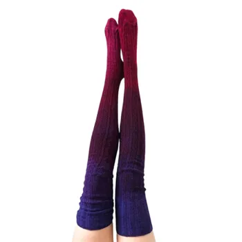 Fashion Women's Long Knitted Gradient Stockings For Girls Ladies Women Winter Knit Socks Sexy High Over The Knee Socks 2021 
Fashion Women's Long Knitted Gradient Stockings For Girls Ladies Women Winter Knit Socks Sexy High Over The Knee Socks 2021