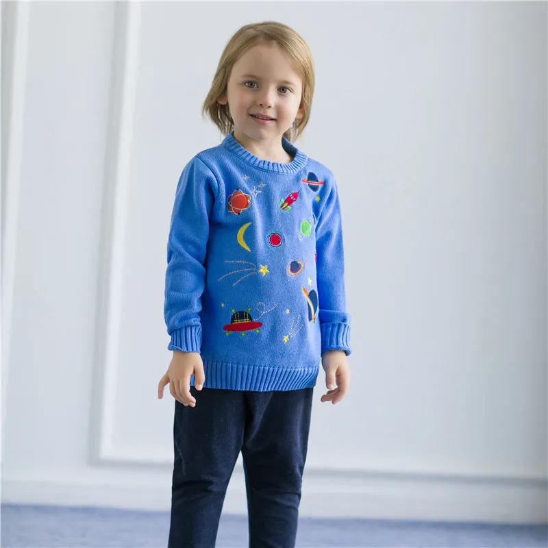 Cross Border Wish BOY'S Universe Embroidered Double Layer Super Soft Thick Kids' Sweater
Cross Border Wish BOY'S Universe Embroidered Double Layer Super Soft Thick Kids' Sweater