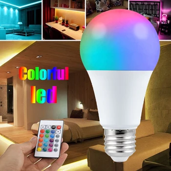 Dimmable Timer Function Magic Bulb E26/E27 Smart Bulb RGB Colorful Atmosphere Lamp LED Remote Control Lighting Tool
Dimmable Timer Function Magic Bulb E26/E27 Smart Bulb RGB Colorful Atmosphere Lamp LED Remote Control Lighting Tool