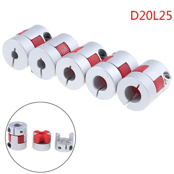 5-10mm D20L25 Flexible Jaw Coupler CNC Shaft Spider Stepper Motor Plum Coupling
5-10mm D20L25 Flexible Jaw Coupler CNC Shaft Spider Stepper Motor Plum Coupling