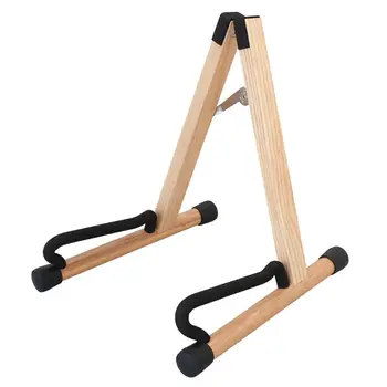 Foldable Guitar Stand Solid Wood Vertical Floor Stand Bracket Instrument Supply 094C 
Foldable Guitar Stand Solid Wood Vertical Floor Stand Bracket Instrument Supply 094C