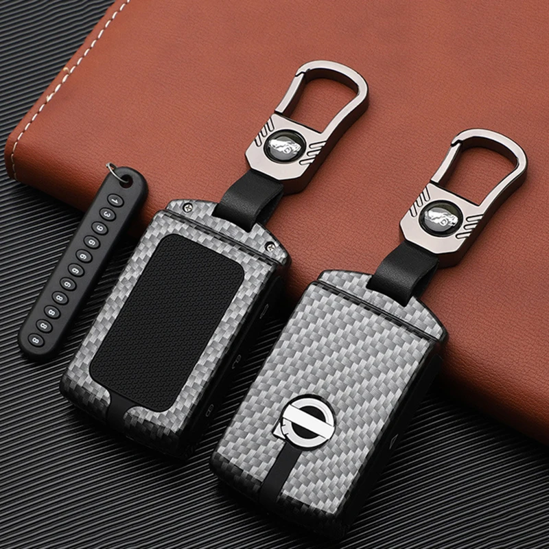 Carbon Fiber Car Remote Control Key Cover Protective Shell Key Case For Volvo XC40 XC60 S90 XC90 V90 T5 T6 T8 Car Accessories
Carbon Fiber Car Remote Control Key Cover Protective Shell Key Case For Volvo XC40 XC60 S90 XC90 V90 T5 T6 T8 Car Accessories