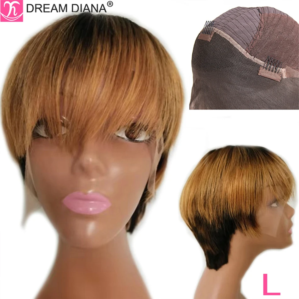 DreamDiana Brazilian 13x4 Lace Front Wig 8" L Remy Ombre Lace Wig Short Straight Lace Front Wig 100% Human Hair Frontal Lace Wig
DreamDiana Brazilian 13x4 Lace Front Wig 8" L Remy Ombre Lace Wig Short Straight Lace Front Wig 100% Human Hair Frontal Lace Wig
