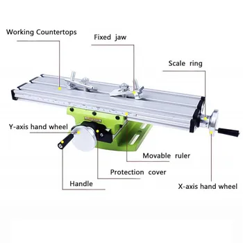 Multifunction DIY Milling Compound Working Table Cross Sliding Bench Drill Vise Fixture High Precision Adjustment Worktable
Multifunction DIY Milling Compound Working Table Cross Sliding Bench Drill Vise Fixture High Precision Adjustment Worktable