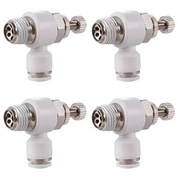 4PCS Air Control Valve One-way Copper Air Speed Regulating Valve Pneumatic Valve Fitting Pneumatic Flow Control Valve
4PCS Air Control Valve One-way Copper Air Speed Regulating Valve Pneumatic Valve Fitting Pneumatic Flow Control Valve