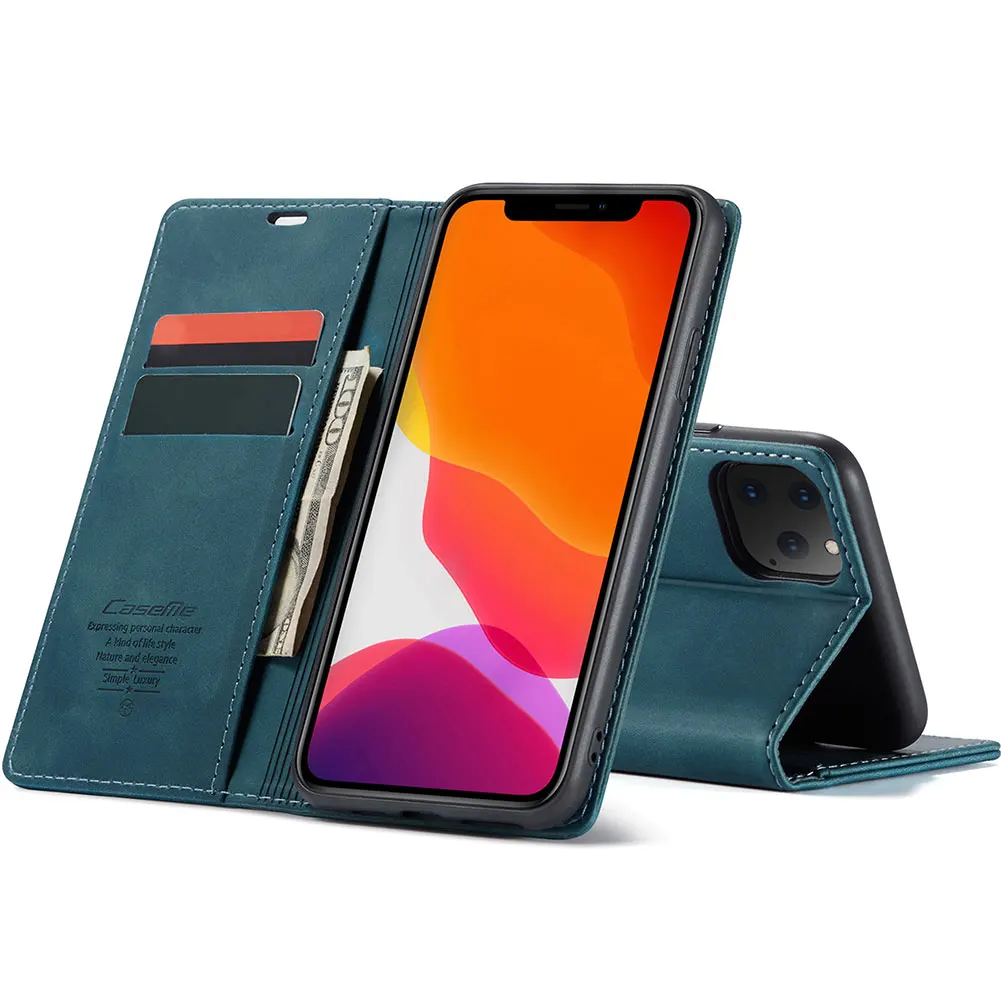 Retro Magnetic Flip Leather Case For iPhone 11 PRO 5.8inch 2019 Case Wallet Card Slot Stand Cover For iPhone 11 PRO 5.8 Case
Retro Magnetic Flip Leather Case For iPhone 11 PRO 5.8inch 2019 Case Wallet Card Slot Stand Cover For iPhone 11 PRO 5.8 Case