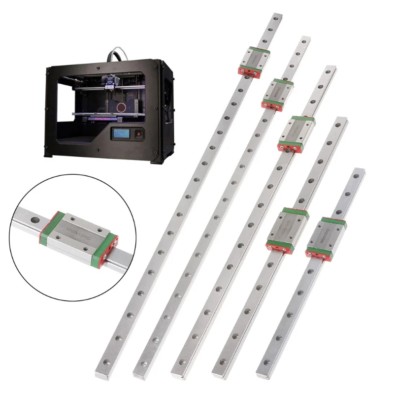 MGN12H Miniature Liner Sliding Guide Rail/Block 250-550mm 3D Printer Mini Steel Y1QB
MGN12H Miniature Liner Sliding Guide Rail/Block 250-550mm 3D Printer Mini Steel Y1QB