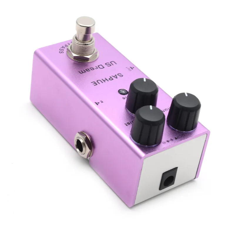 SAPHUE Electric Guitar US Dream Distortion Pedal Volume/Dist/Tone Knob Effect Pedal Mini Single Type DC 9V True Bypass
SAPHUE Electric Guitar US Dream Distortion Pedal Volume/Dist/Tone Knob Effect Pedal Mini Single Type DC 9V True Bypass