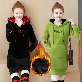 2020 Women Pullover Sweatshirt Fashion Autumn Letter Print Long Sleeve Casual Loose Bag Hip Long Hoodie New
2020 Women Pullover Sweatshirt Fashion Autumn Letter Print Long Sleeve Casual Loose Bag Hip Long Hoodie New