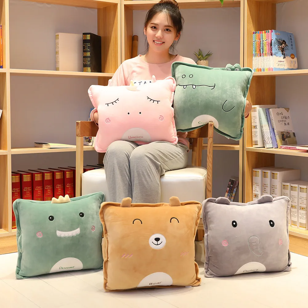 Cute Pillow Dual-use Cushion Office Nap Pillow Car Sofa Cushion Air Conditioning Blanket Three-in-one Multi-function Cushion
Cute Pillow Dual-use Cushion Office Nap Pillow Car Sofa Cushion Air Conditioning Blanket Three-in-one Multi-function Cushion