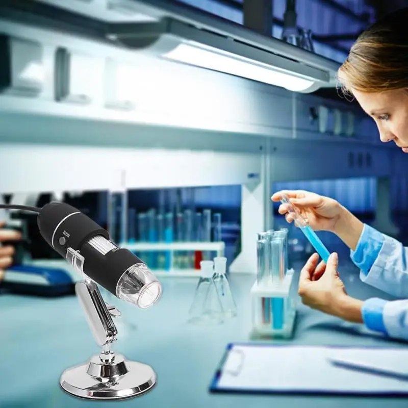 Portable USB Digital Microscope 40-1000x 8-LED Mini Microscope Endoscope Camera Operating System Windows 7 8 10 / Vista / XP 
Portable USB Digital Microscope 40-1000x 8-LED Mini Microscope Endoscope Camera Operating System Windows 7 8 10 / Vista / XP