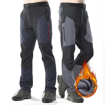 New Winter Outdoor Waterproof Hiking Pants Men Warm Windproof Stretch Trekking Trousers Ski Climb Camping Softshell Fleece Pants 
New Winter Outdoor Waterproof Hiking Pants Men Warm Windproof Stretch Trekking Trousers Ski Climb Camping Softshell Fleece Pants