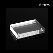 Christmas Gift Acrylic Clear Photo Frame Creative Crystal Picture Frame Bedroom Deck Decor 55x82mm 60x90mm 75x105mm 100 x150mm Christmas Gift Acrylic Clear Photo Frame Creative Crystal Picture Frame Bedroom Deck Decor 55x82mm 60x90mm 75x105mm 100 x150mm