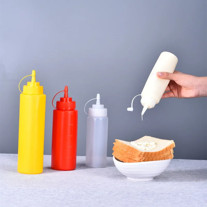 500ML Food Grade Plastic Squeeze Sauce Bottle for ketchup empty refillable condiment container 1PCS
500ML Food Grade Plastic Squeeze Sauce Bottle for ketchup empty refillable condiment container 1PCS
