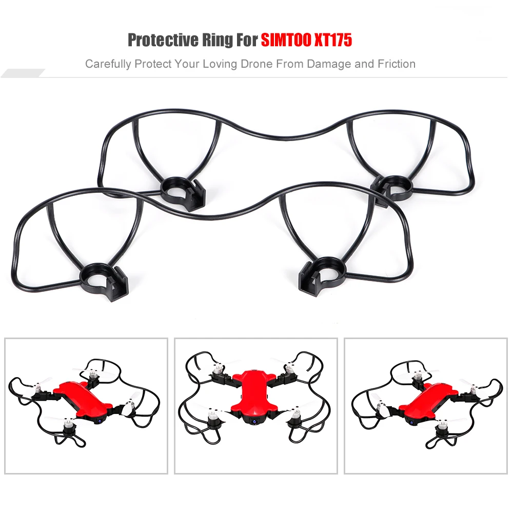 2Pcs Protective Frames Propeller Guards for SIMTOO XT175 Fairy RC Drone FPV Quadcopter Drone Accessories
2Pcs Protective Frames Propeller Guards for SIMTOO XT175 Fairy RC Drone FPV Quadcopter Drone Accessories
