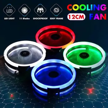 120mm Cooling Fan PC Computer Fan Quad 4 LED Light PC Computer Case Cooling Fan Mod Quiet Molex Connector Easy Installed Fan 12V
120mm Cooling Fan PC Computer Fan Quad 4 LED Light PC Computer Case Cooling Fan Mod Quiet Molex Connector Easy Installed Fan 12V