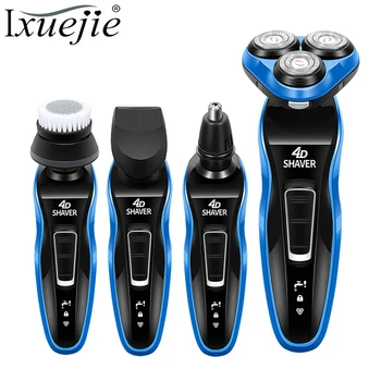IXueJie Electric Professional Men Shaver Washble Waterproof 4 In1 Multifunction Men Electric Razor Shaving Machine Beard Trimmer
IXueJie Electric Professional Men Shaver Washble Waterproof 4 In1 Multifunction Men Electric Razor Shaving Machine Beard Trimmer