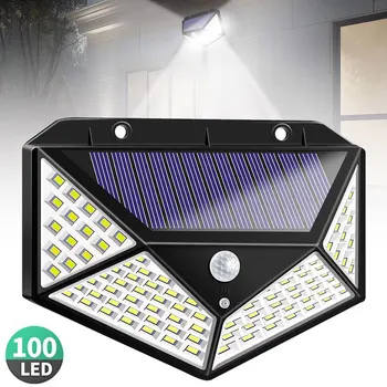 100 LED Solar Light Outdoor Solar Lamp with PIR Motion Sensor Solar Powered Waterproof Wall Light for Garden Path Decoration
100 LED Solar Light Outdoor Solar Lamp with PIR Motion Sensor Solar Powered Waterproof Wall Light for Garden Path Decoration