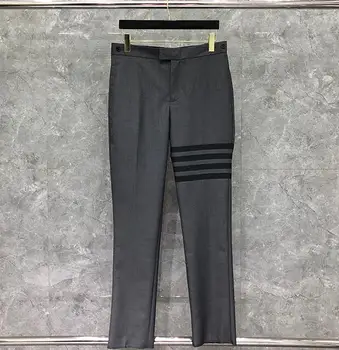 2020 Fashion TB THOM Brand Pants Men Casual Suit Pants Gray Business Striped Spring And Autumn Formal Trousers ins
2020 Fashion TB THOM Brand Pants Men Casual Suit Pants Gray Business Striped Spring And Autumn Formal Trousers ins
