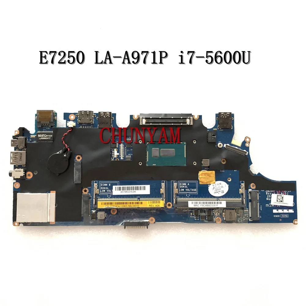 Новая планшетофон для ноутбука DELL latitude 12 7250 E7250 материнская плата системная 100%