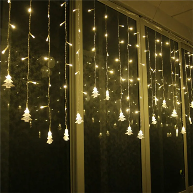 3.5M 5M Led Curtain Christmas Tree Icicle String Lights Fairy Lights Christmas New Year Lights Wedding Party Decoration
3.5M 5M Led Curtain Christmas Tree Icicle String Lights Fairy Lights Christmas New Year Lights Wedding Party Decoration