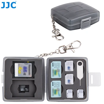 JJC SD CF TF SIM Nano SIM Card Water-Resistant Camera Memory Card Storage Case Compact Tough Box
JJC SD CF TF SIM Nano SIM Card Water-Resistant Camera Memory Card Storage Case Compact Tough Box