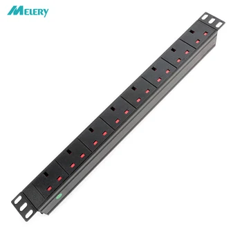 PDU Power Strip Surge Protector 8 Way UK Outlets Switch Overload Protection Network Cabinet Rack Sockets with 2m Extension Cord
PDU Power Strip Surge Protector 8 Way UK Outlets Switch Overload Protection Network Cabinet Rack Sockets with 2m Extension Cord