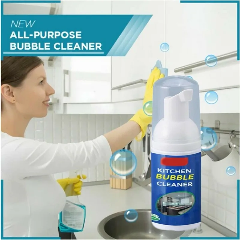 30Ml All-Purpose Cleaning Bubble Spray Multi-Purpose Foam Kitchen Grease Cleaner Rust Remover
30Ml All-Purpose Cleaning Bubble Spray Multi-Purpose Foam Kitchen Grease Cleaner Rust Remover