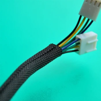 10 feet of 1/2" diam. (12.7mm) WOVEN WRAP SPLIT BRAIDED SLEEVING Self-closing wrap Black free shipping 
10 feet of 1/2" diam. (12.7mm) WOVEN WRAP SPLIT BRAIDED SLEEVING Self-closing wrap Black free shipping