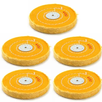 5Pcs 4inch 12mm Cloth Buffing Polishing Wheels Cotton Jewelry Grinder Pad Yellow Ruota Di Lucidatura
5Pcs 4inch 12mm Cloth Buffing Polishing Wheels Cotton Jewelry Grinder Pad Yellow Ruota Di Lucidatura