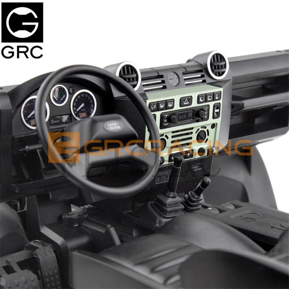 GRC TRAXXAS TRX-4 Defender plastic simulation center console seat steering wheel modification G161D set for RC car TRX4 car
GRC TRAXXAS TRX-4 Defender plastic simulation center console seat steering wheel modification G161D set for RC car TRX4 car