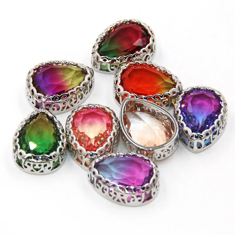 Clothing Decoration Glass Crystal Strass Teardrop Shape Sewing Sliver Claw Setting Rhinestones Applique Diy Shoes/Garment/Bags
Clothing Decoration Glass Crystal Strass Teardrop Shape Sewing Sliver Claw Setting Rhinestones Applique Diy Shoes/Garment/Bags